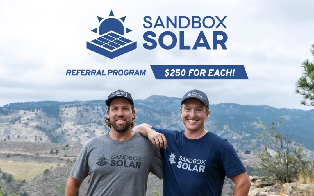 Sandbox Solar Referral Program – $250 Each