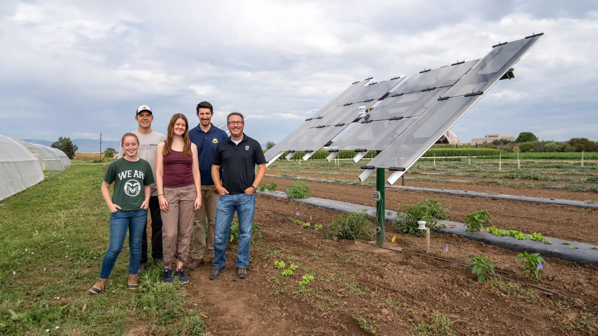 sandbox solar agrivoltaics team