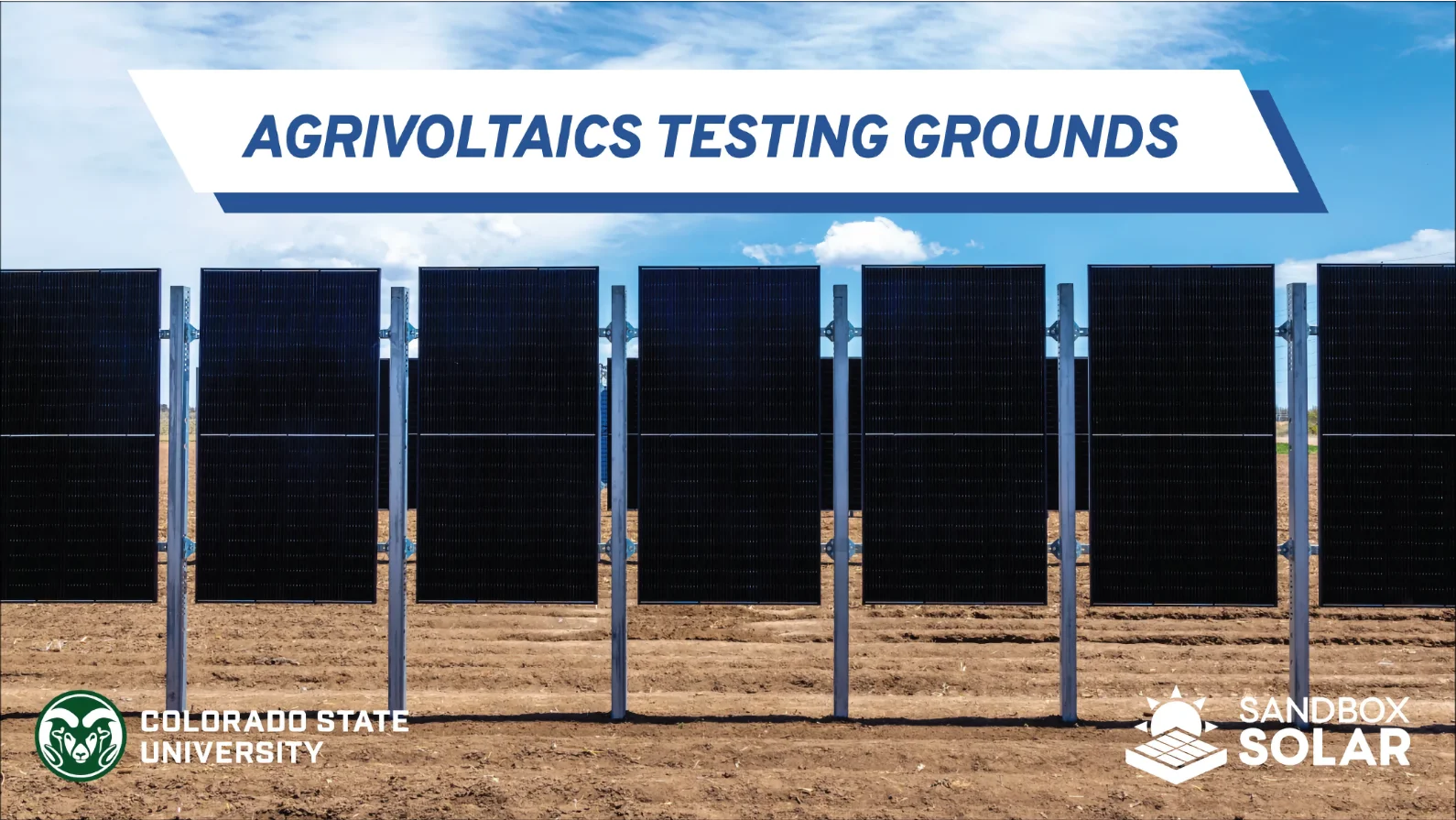 Colorado State University Agrivoltaics testing grounds sandbox solar