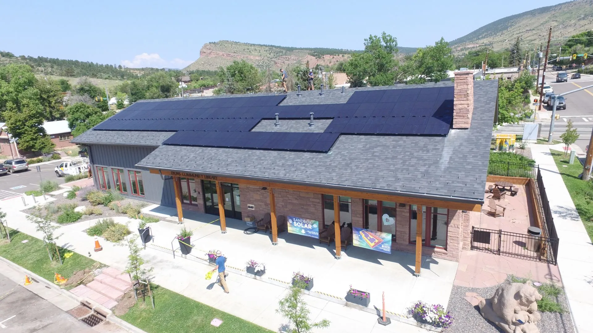 Commercial Solar Installation Project Complete in Lyons