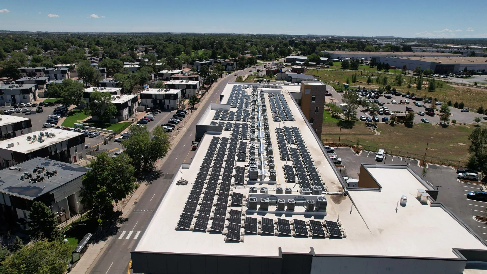 Large Scale Commercial Rooftop Solar Installation