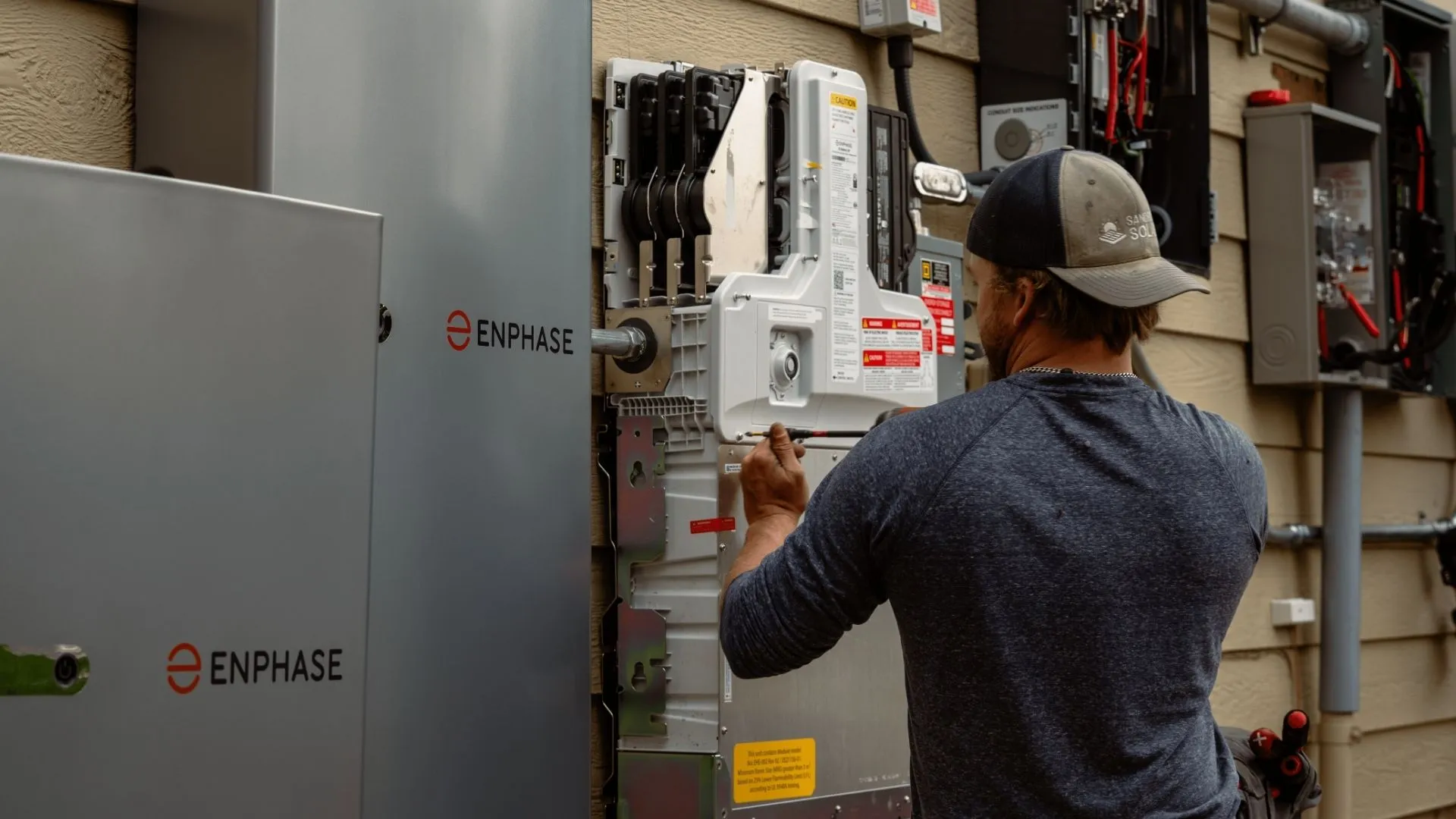 Battery Energy Storage System Connected To Home Electricity Meter