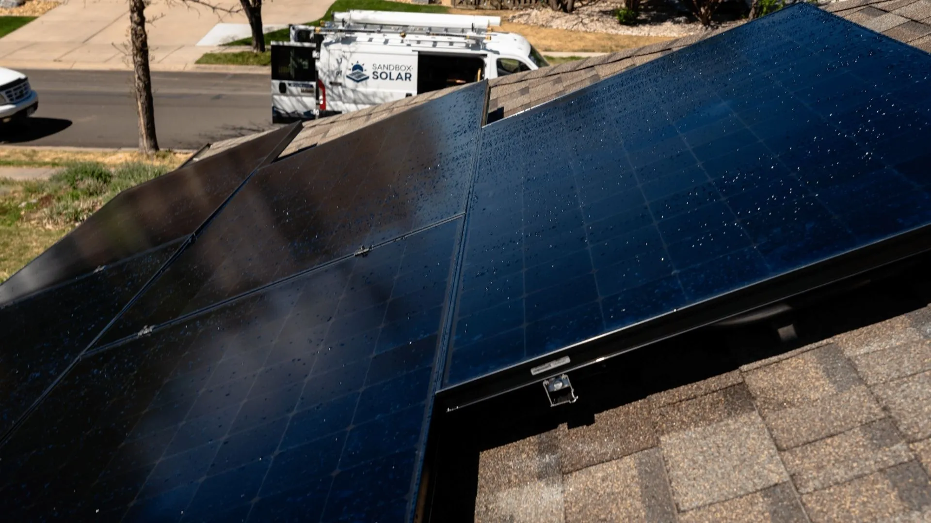 New Solar Panel Installation For A Residential Property