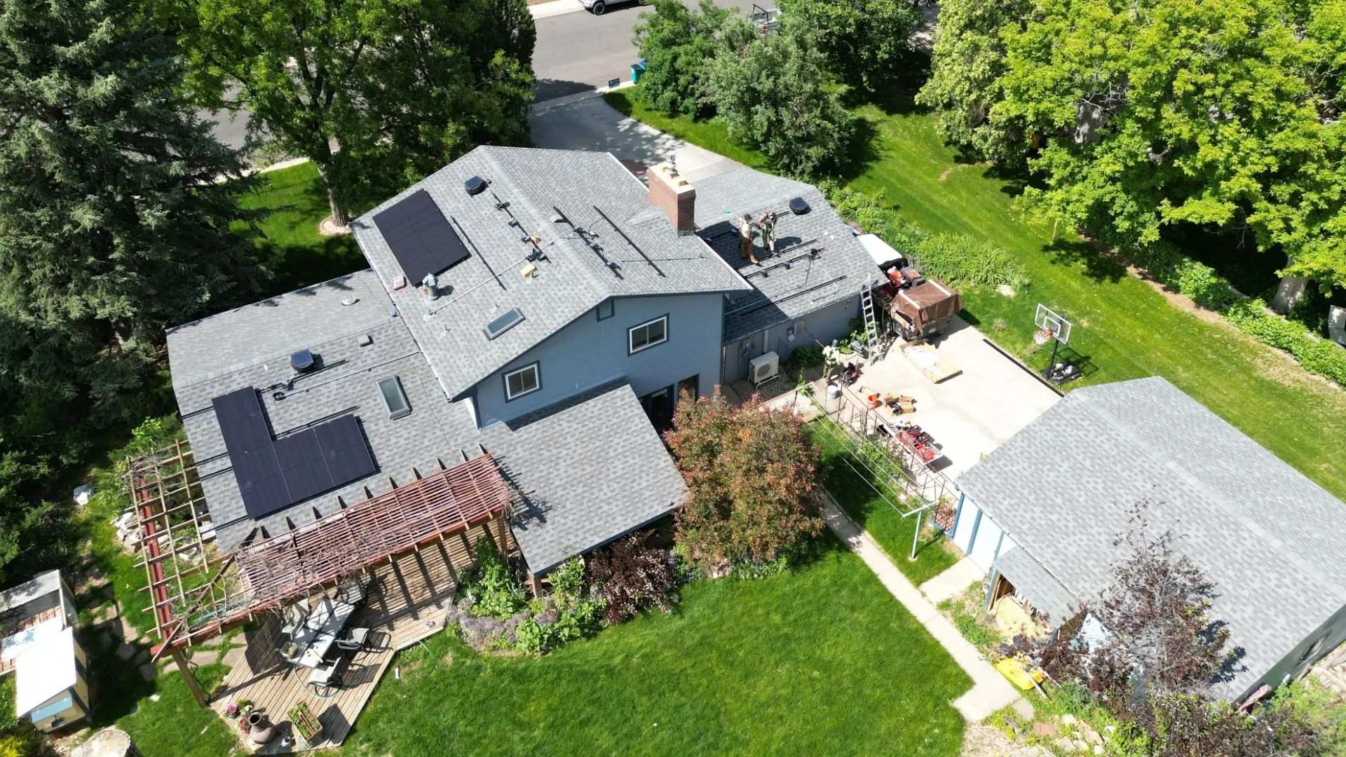 Residential Property In Northern Colorado Getting Solar Panels Installed