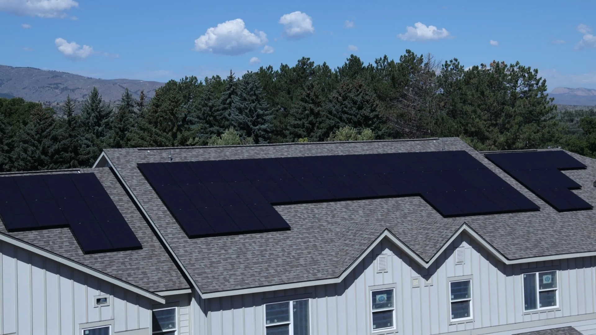 Commercial Property With Rooftop Solar Panels
