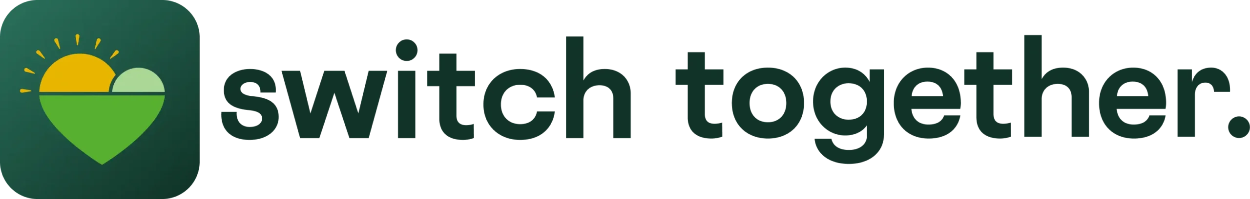 Switch Together Logo Horizontal Green