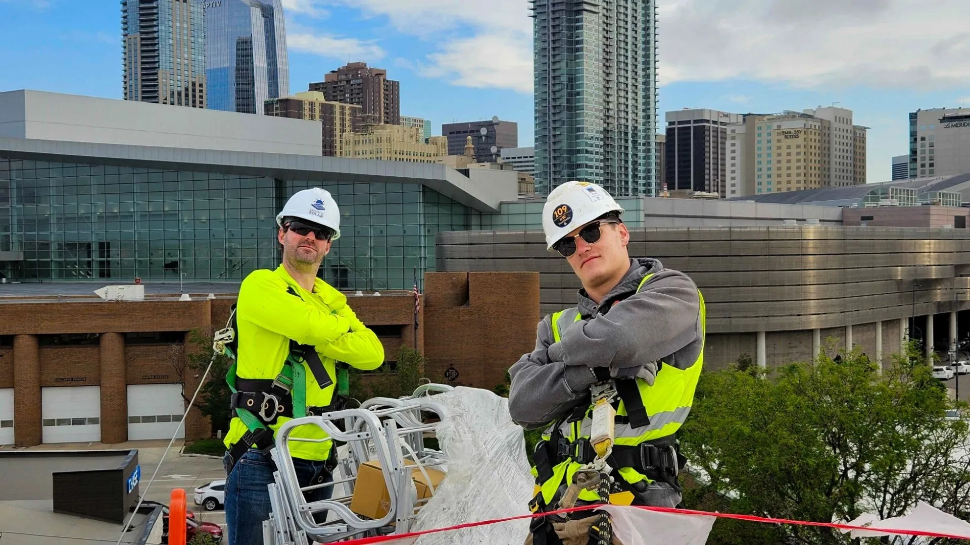 Sandbox Solar Installers At Commercial Site