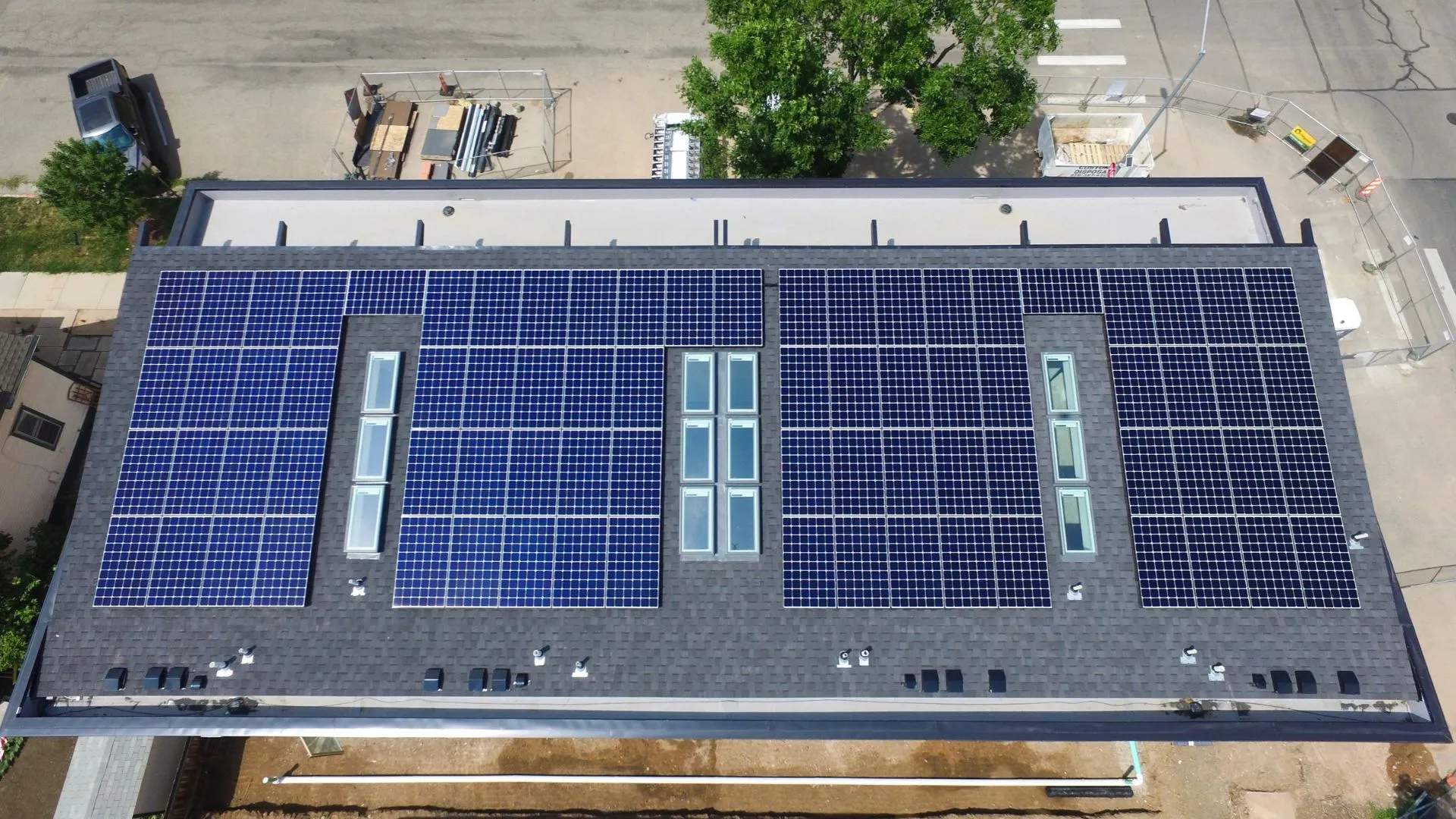 Commercial Solar Panel Installation for a Property in Northern Colorado